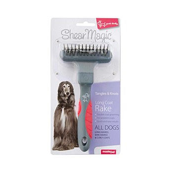 Shear Magic Dog Brush Long Coat Rake