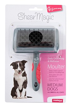 Shear Magic Dog Brush Moulter for Medium Dogs