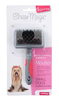 Shear Magic Dog Brush Moulter for Small Dogs