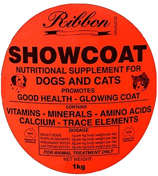 Ribbon Showcoat Nutritional Supplement for Dogs &amp; Cats 1kg