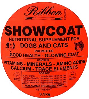 Ribbon Showcoat Nutritional Supplement for Dogs &amp; Cats 3.5kg