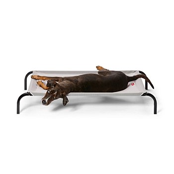 Snooza Flea Free Grey/Black Large Frame Dog Bed