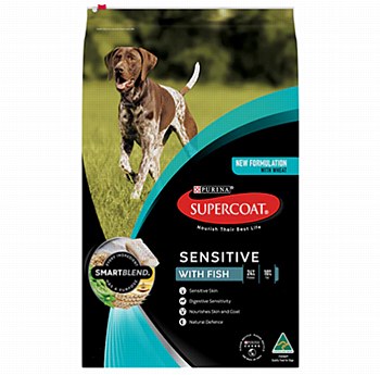 Supercoat Sensitive with Fish 2.6kg Dry Dog Food