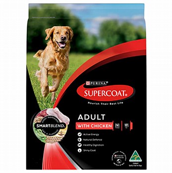 Supercoat Adult with Chicken 2.8kg Dry Dog Food