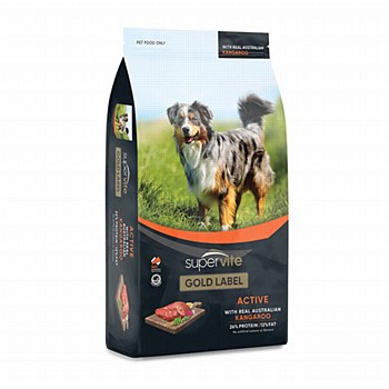 Supervite Gold Label Adult Real Australian Kangaroo 3kg Dry Dog Food