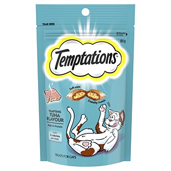 Temptations Tempting Tuna Flavour Cat Treats 85g