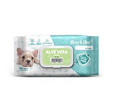 Absorb Plus Aloe Vera Wipes (80 Pack)