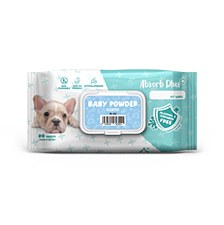 Absorb Plus Baby Powder Scented Wipes (80 Pack)