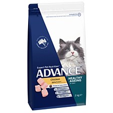 Advance Adult Cat Healthy Ageing Chicken 2kg Dry Cat Food
