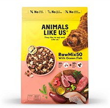 Animals Like Us Grass RawMix50 Fish Dog Food 340g