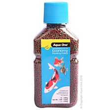 Aqua One Bulk Economy 2mm Floating Pellets Fish Food 350g