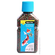 Aqua One Bulk Economy 3mm Floating Pellets Fish Food 350g