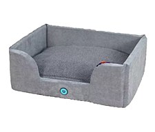 Bono Fido StayZzz Cave-in Basket Grey Large Dog Bed