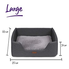 Kazoo Cave Plush Large Dog Bed