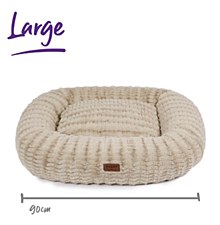 Kazoo Loop Clay Large Dog Bed