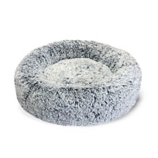 Superior Pet Goods Curl Up Cloud Calming Grey Small Dog Bed