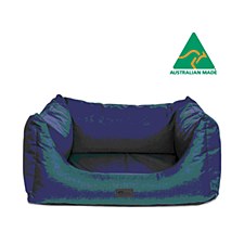 Superior Pet Goods High Side Hideout Ortho Bondi Blue Large Dog Bed