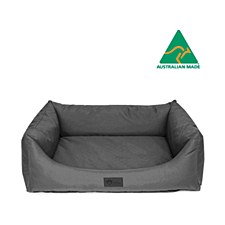 Superior Pet Goods High Side Hideout Ortho Jungle Grey Large Dog Bed