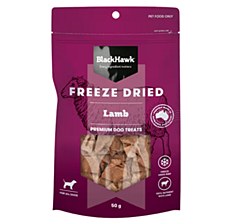 BlackHawk Freeze Dried Lamb Dog Treats 50g