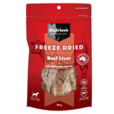 BlackHawk Freeze Dried Beef Liver Dog Treats 50g