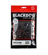 Blackdog Beef Liver Balls Dog Treats 180g