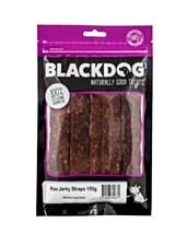 Blackdog Roo Jerky Straps Dog Treats 150g