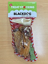 Blackdog Dog Christmas Treat Stocking
