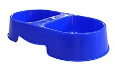K9 Homes Double Diner Blue Cat Bowl