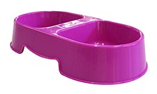 K9 Homes Double Diner Pink Cat Bowl