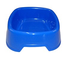 K9 Homes Heavy Duty Plastic Blue Large Dog Bowl