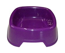 K9 Homes Heavy Duty Plastic Purple Large Dog Bowl