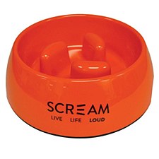 Scream Slow Down Pillar 750ml Orange Dog Bowl