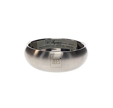 Zeez Signature Collection Stainless Steel Curved 350ml Dog Bowl