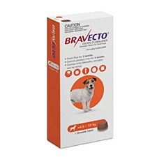 Bravecto Flea and Tick Chew for Small Dogs 4.5-10kg