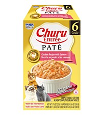 Inaba Churu Entree Pate Chicken with Salmon Recipe 6x50g Wet Cat Food
