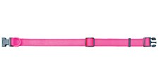 Montys Dog Collar Adjustable 15mm X 25-40cm Pink