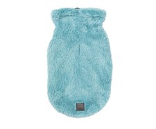FuzzYard Dog Coat Turtle Teddy Blue Size 4