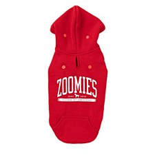FuzzYard Dog Coat Zoomies Hoodie Red Size 5
