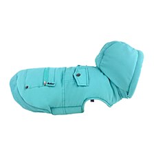 Huskimo Dog Coat Mount Buller Periwinkle Aqua 60cm