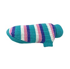 Huskimo Dog Coat Soho Knit Cyan Crush 27cm
