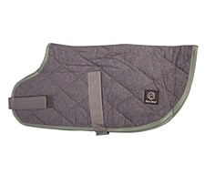 Pet One Dog Coat Night Sleeper Silver & Green 45cm