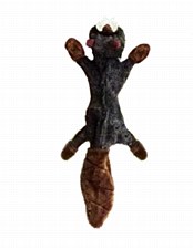 K9 Homes Crinkles Flat Out Beaver Dog Toy