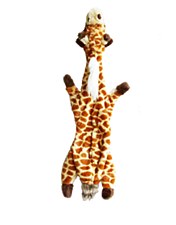K9 Homes Crinkles Flat Out Giraffe Dog Toy