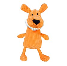 K9 Homes Grinners Orange Plush Dog Toy
