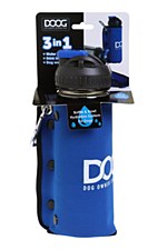 Doog 3 in 1 Bottle Blue Dog Bowl
