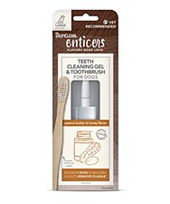 Tropiclean Enticers Peanut Butter & Honey Flavor Teeth Cleaning Kit for Large Dogs