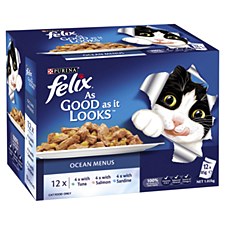 Felix Ocean Menus 12 x 85g Wet Cat Food