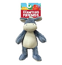 Furkidz Farmyard Friends Donkey 40cm Plush Dog Toy