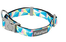 FuzzYard Dog Collar South Beach Large