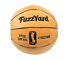 FuzzYard Plush Basketball Dog Toy